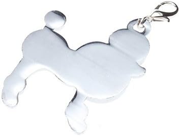 Feng Rhinestone Decorated Poodle Style Collar Charm for Dogs Cats