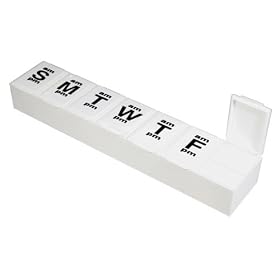 XXL AM Pm Weekly Pill Organizer