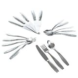 Couverts en métal pour poupée - Ménagère 18 pièces