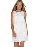 MICHAEL Michael Kors Sleeveless Pleated Eyelet Dress