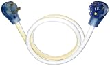 Conntek 14566 25-Foot RV 30 Amp Extension Cord White Cable With Glowing Strip