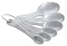 Kitchen & Housewares : Precidio Measuring Spoons, Set of 6, White