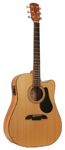 Alvarez Regent Series RD12CE Dreadnought Acoustic Electric with cutaway Guitar Natural Satin finish