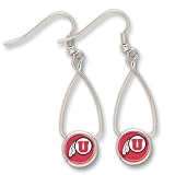 Utah Utes Official Logo French Loop Earrings