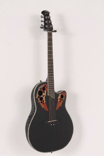 Ovation Celebrity Deluxe CC48 Acoustic-electric Guitar, Black On Sale