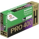 Fujifilm Fujicolor Pro 400H Color Negative Film, ISO 400, 220 Size, Pack of 5, USA