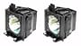 Panasonic 74356 - ET-LAD55LW PANASONIC LCD/DLP LAMP KIT (contains 2 lamps) Projector Light Bulb