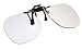 Magna-Flip Clip On Flip Up & Down Reader Magnifiers, Converts Distance Glasses and Sunglasses into Reading and Computer Glasses. +2.00 Power.