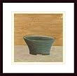 Art Poster Wood Framed Print - Rustic Bowl IV - Artist: Alicia Ludwig- Poster Size: 19 X 13