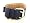 NEW PHILIP PERSIO LEATHER WIDE CUFF MEN'S SQUARE WATCH