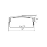 LIXIL メンテナンス部品 リビング建材用部品 クローゼット 把手 ファインシルバー[NZZZ924]