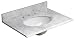 Foremost HG31228CW Heritage 31-Inch Marble Vanity Top, Carrara White
