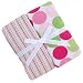 Babylicious Groovy Pink Receiving Blankets ( 2 pack)