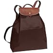 Longchamp Les Pliages Drawstring Backpack, Chocolate