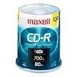 Maxell 648200 700MB/80-Minute 48x CD-R Spindle (100-Count)