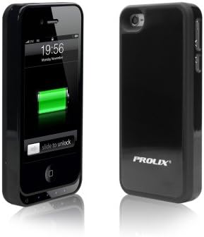 Prolix Power iPhone 4/4S Protective External Battery Case - Fits all versions of iPhone 4 (Black)
