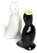 R & M Pie Bird Set of 2,  One Each White and Black