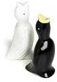 R & M Pie Bird Set of 2,  One Each White and Black