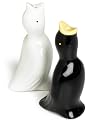 R & M Pie Bird Set of 2,  One Each White and Black