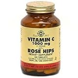 Vitamin C 1000 mg with Rose Hips Tablets By Solgar - 100 Count