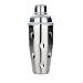 MIU France 3-Piece Stainless Steel Dimpled Cocktail Shaker, 18-Ounces