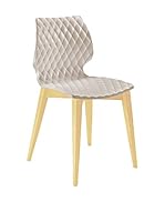 Metalmobil Set Silla 2 Uds. Uni-562 Taupe/Natural