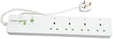 Energenie Trailing Gang with Four Radio Controlled Surge Protected Sockets