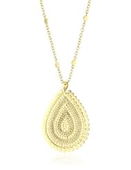 Anna Beck Designs "Lombok" 18k Gold-Plated Chain Drop Necklace