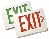 Mule Univ, W/batt, Grn Ltrs Mule Polycrbnte Led Exits