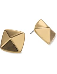 Vince Camuto Gold-Plated Pyramid Stud Earrings
