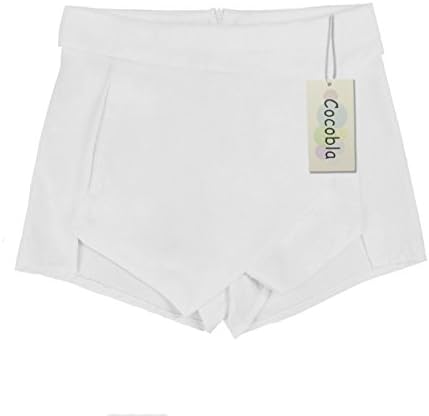 Cocobla Women's Skort Irregular Laminated Flanging