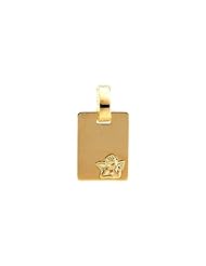 12.00x09.00 mm Angel Pendant in 14K Yellow Gold