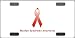 Marfan Syndrome Awareness Ribbon Vanity License Plate