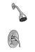 Delta Synergy Polished Chrome In Wall Shower Only Faucet Image