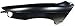 OE Replacement Toyota Corolla Front Driver Side Fender Assembly (Partslink Number TO1240102)