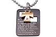 Black Titanium Pendant w/ Cross