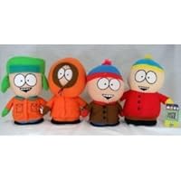 4pc SOUTH PARK Cartman Kenny Kyle Stan Plush Doll Toy 4pc