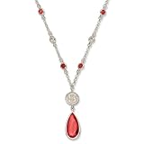 NC State Crystal Logo Necklace