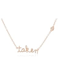 Shy by Sydney Evan Diamond Bezel Taken Necklace