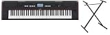Yamaha NPV80 Keyboard Inc Adaptor & Berkeley Universal X Frame Stand EXCLUSIVE to Rimmers Music