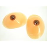 Silicone Breast Form Enhancer With Raised Brown Nipple