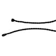 Black Satin Rope Cord 18" (4mm)