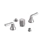 American Standard 3475.500.295 Colony Soft Fixture Mounted Bidet Fitting, Speed Connect Metal Pop Up Drain, Satin Nickel