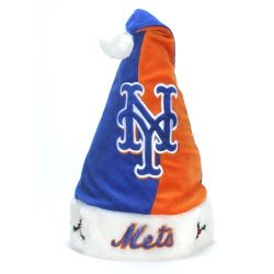 New York Mets Colorblock Santa Hat