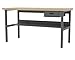 Greene B-307L-12 B-Series Laminate Top, Bench with Shelf and Utility Drawer, 32.5" Height, 84" Width, 30" Length