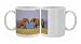 Two African Elephants - Bulls spar (mostly play with some dominance overtones) Photo Mugs