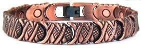 Sports Golf Magnetic Bracelet Pain Healing Copper Golf Link Magnetic Therapy Wide Bracelet
