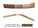 Wine Cellar Innovations Red Oak with Dark Walnut Stain Base and Crown for Curved Corner