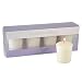 Claire Burke Votive Candle (4pk) White Lavender 2 oz