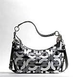 Coach Madison Chainlink Hailey Hobo Black Gray Multi 14291
